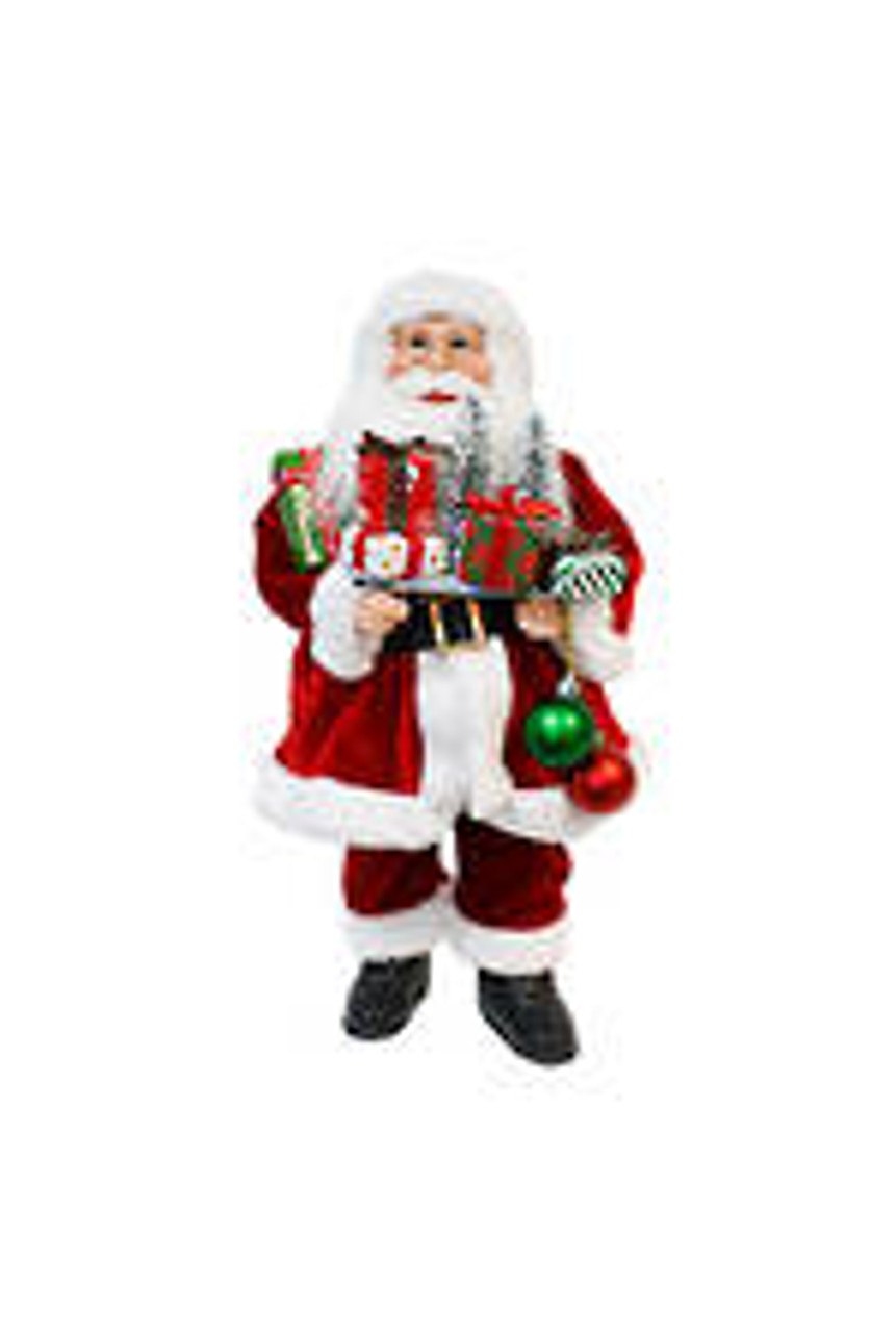 Santa with Red Suit Gifts ad Baubles - 46cmH