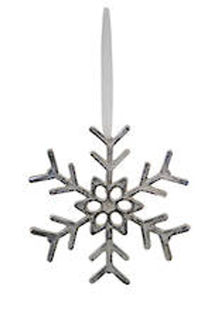 Aluminium Hanging Snowflake LARGE