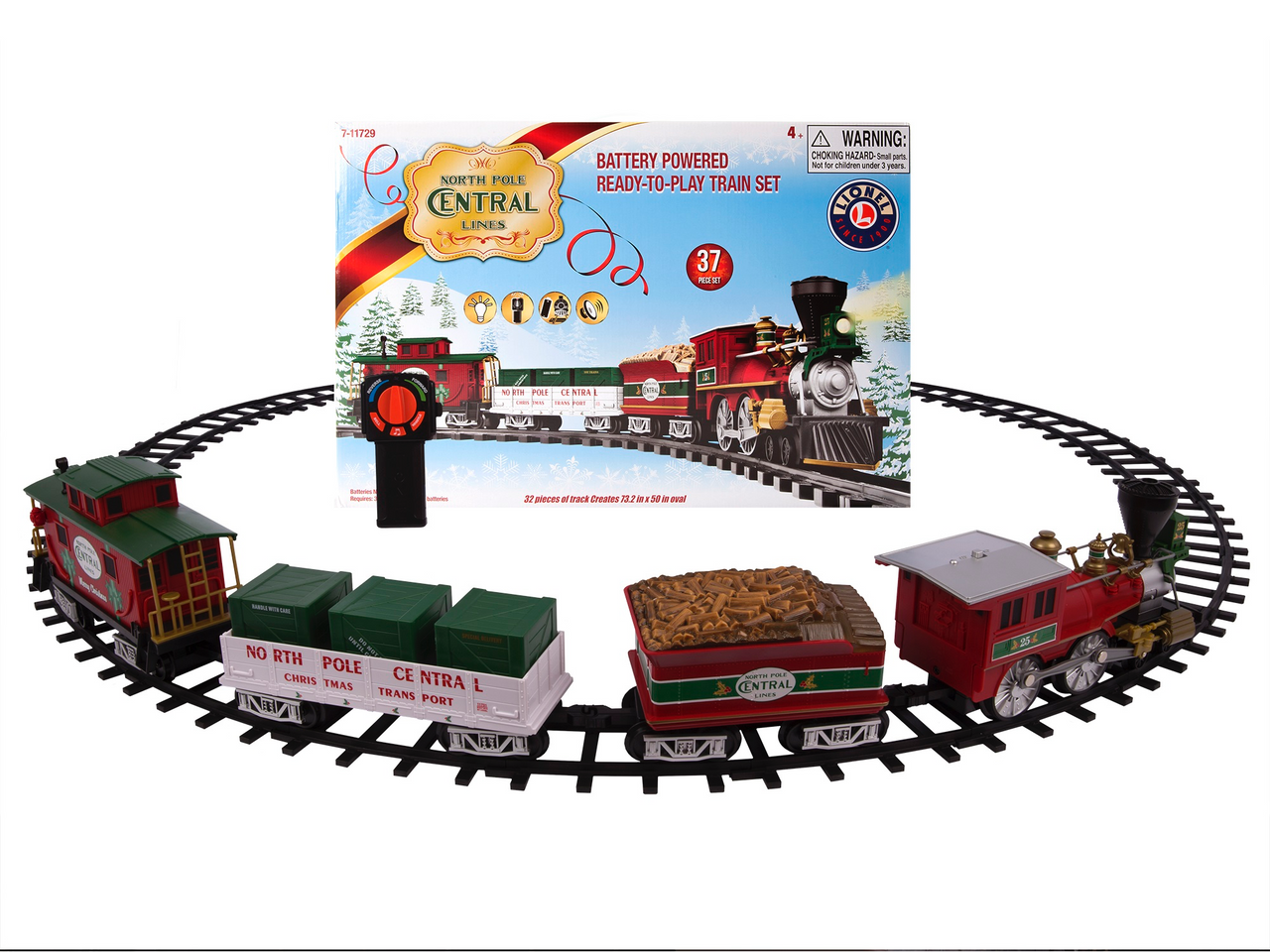 Lionel - North Pole Central Ready to Play Freight Train Set