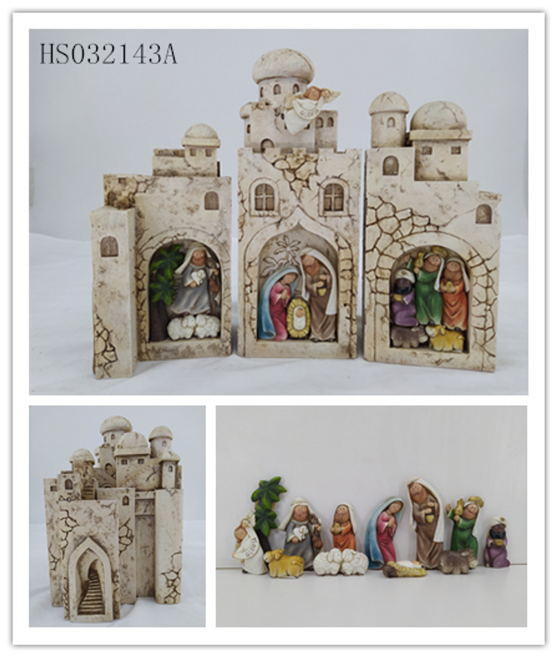 12.5”Fit Together Nativity Scene