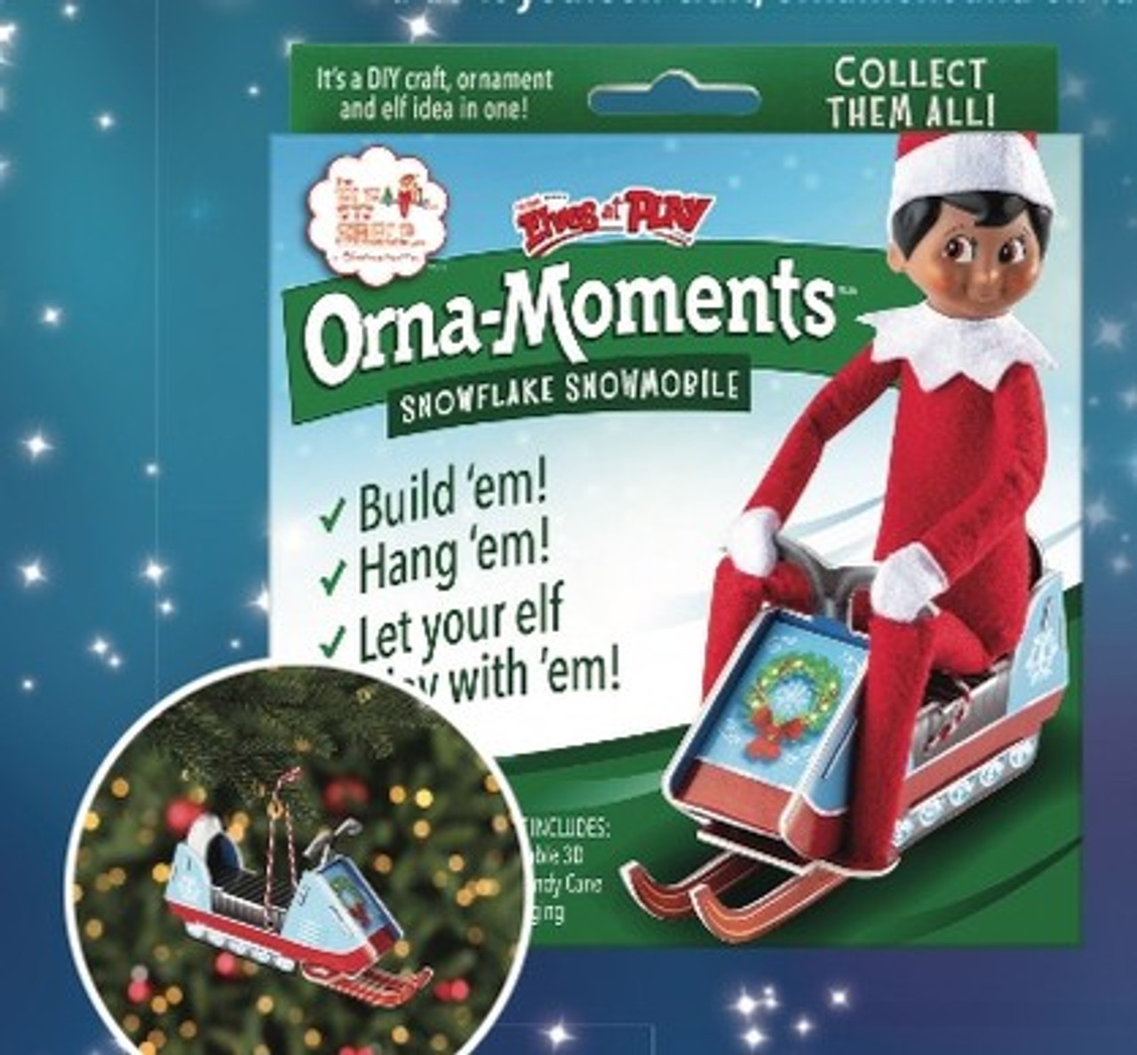 Orna Moments Snowflake Snowmobile