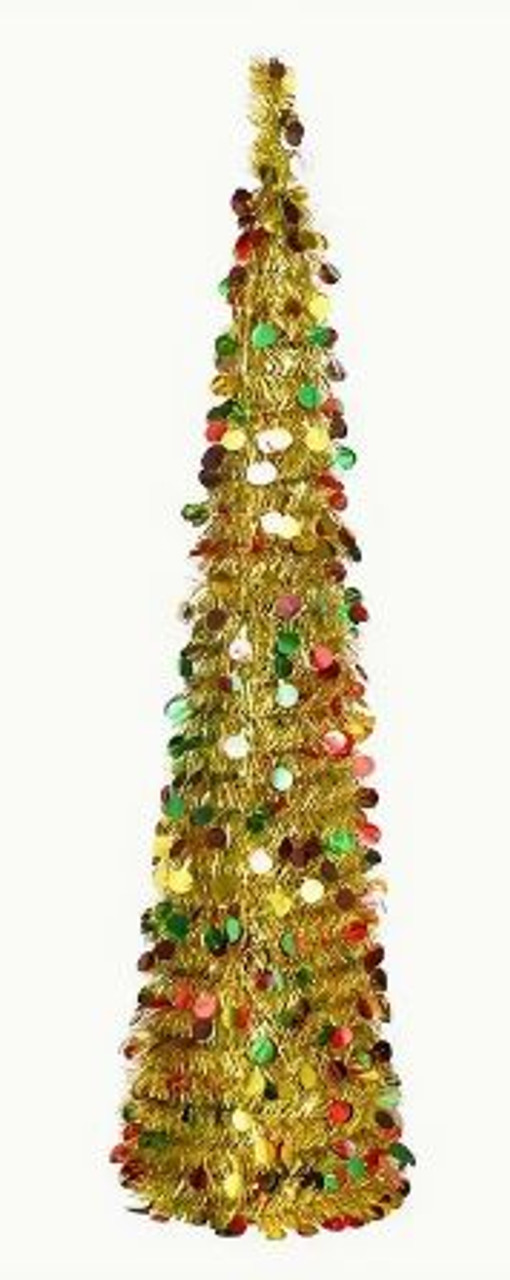 Pop-up Xmas Tree - Gold 150cm