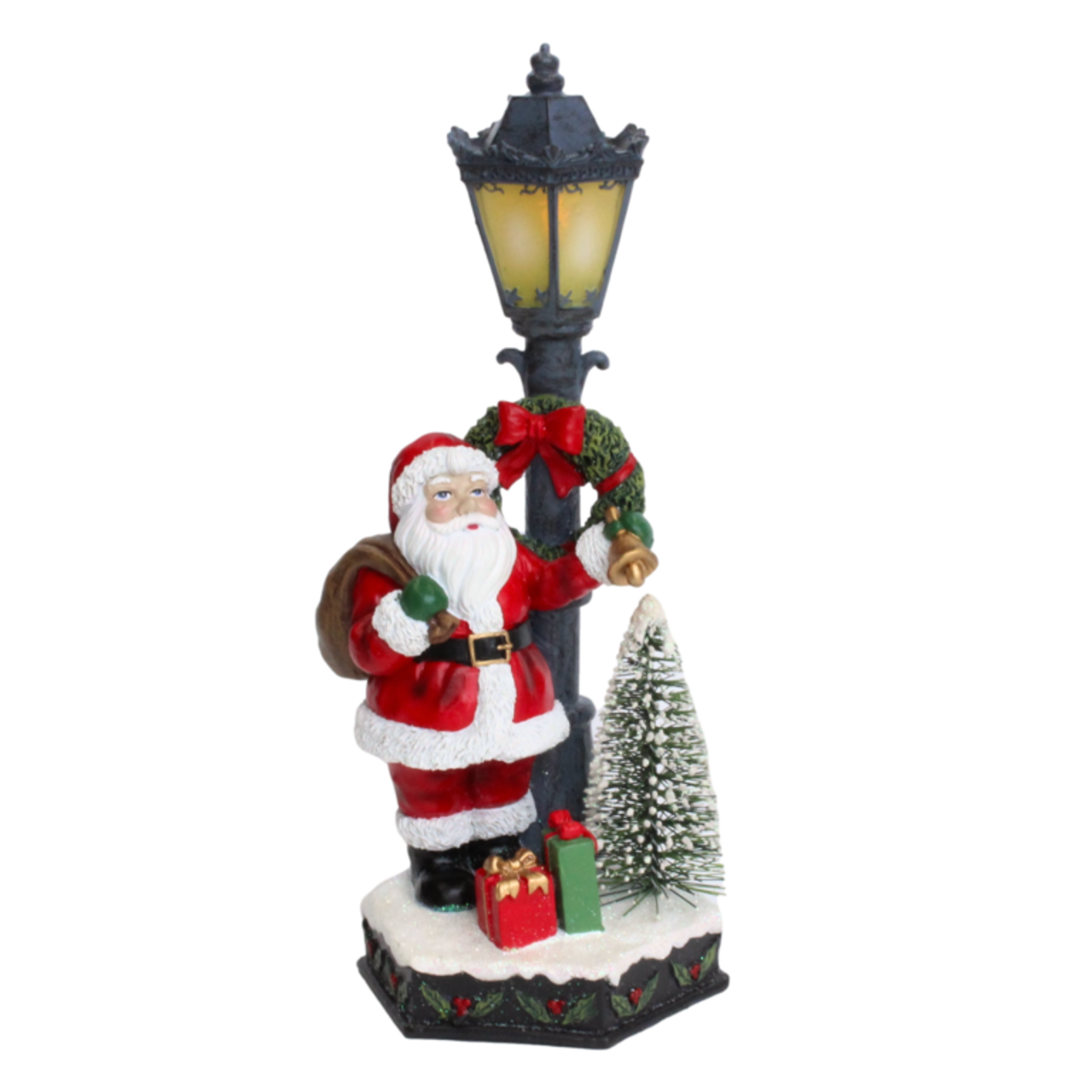 Santa with Street Light