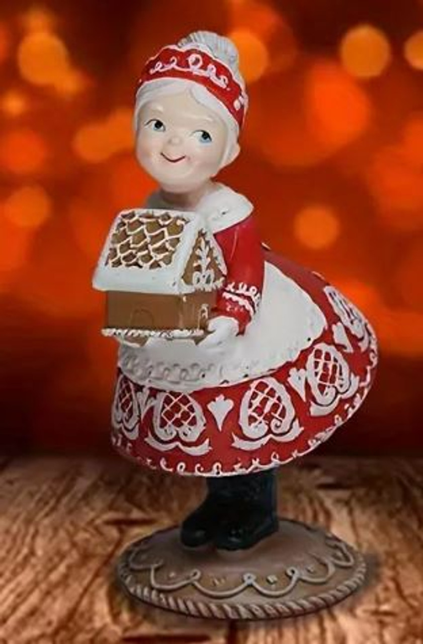 Gingerbread Mrs Claus - Red