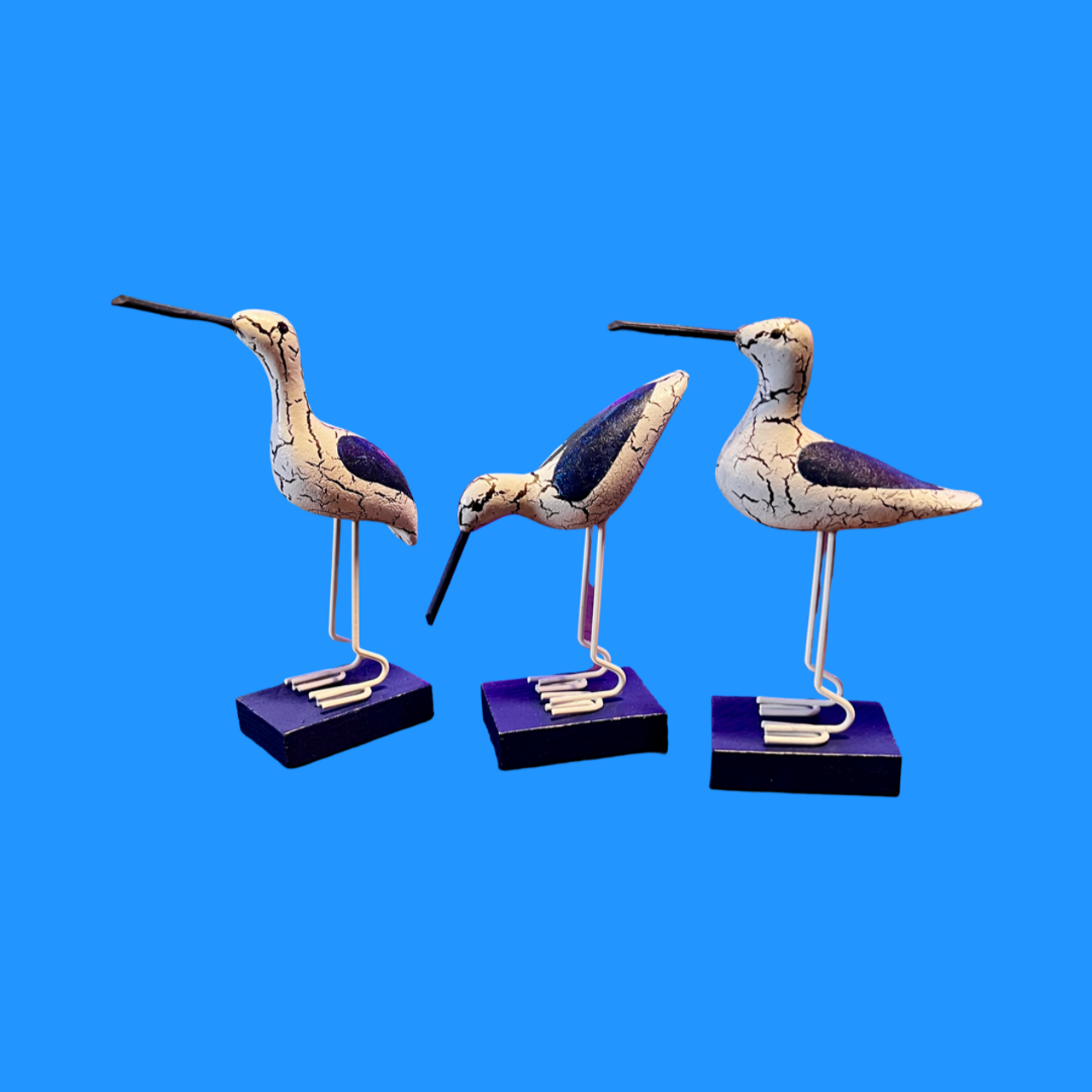 3pc Set Rustic Seagulls