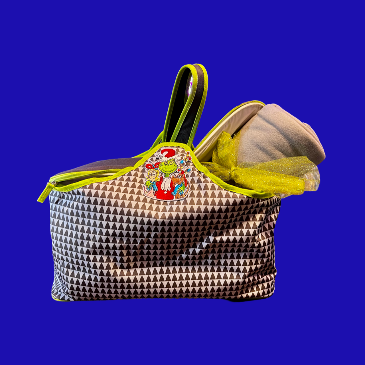Grinch Picnic Basket and Rug