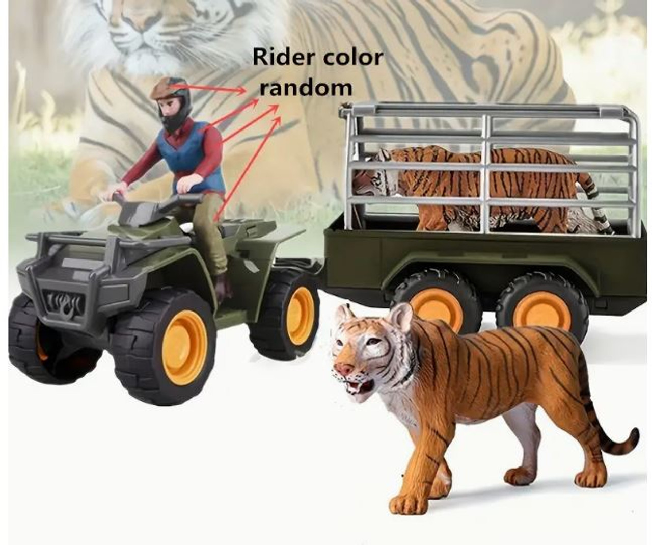 Tiger Rescue Quad, Trailer & Tiger