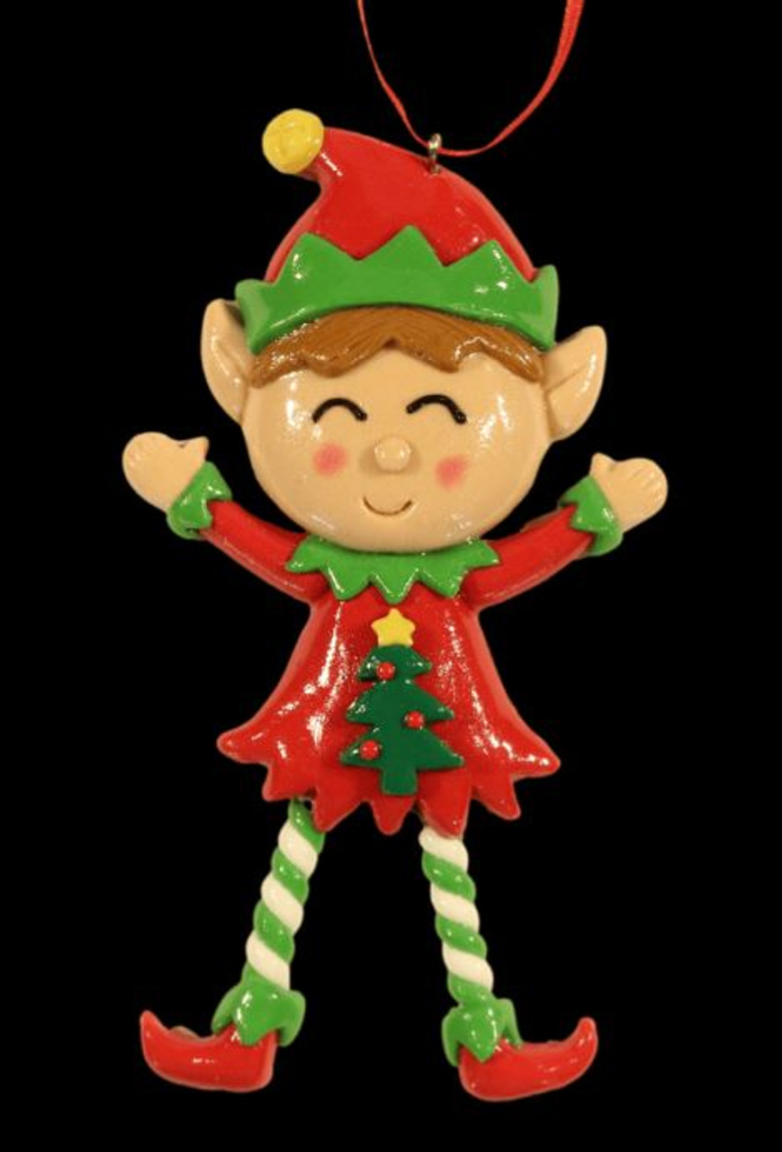 Elf with Xmas Tree Top