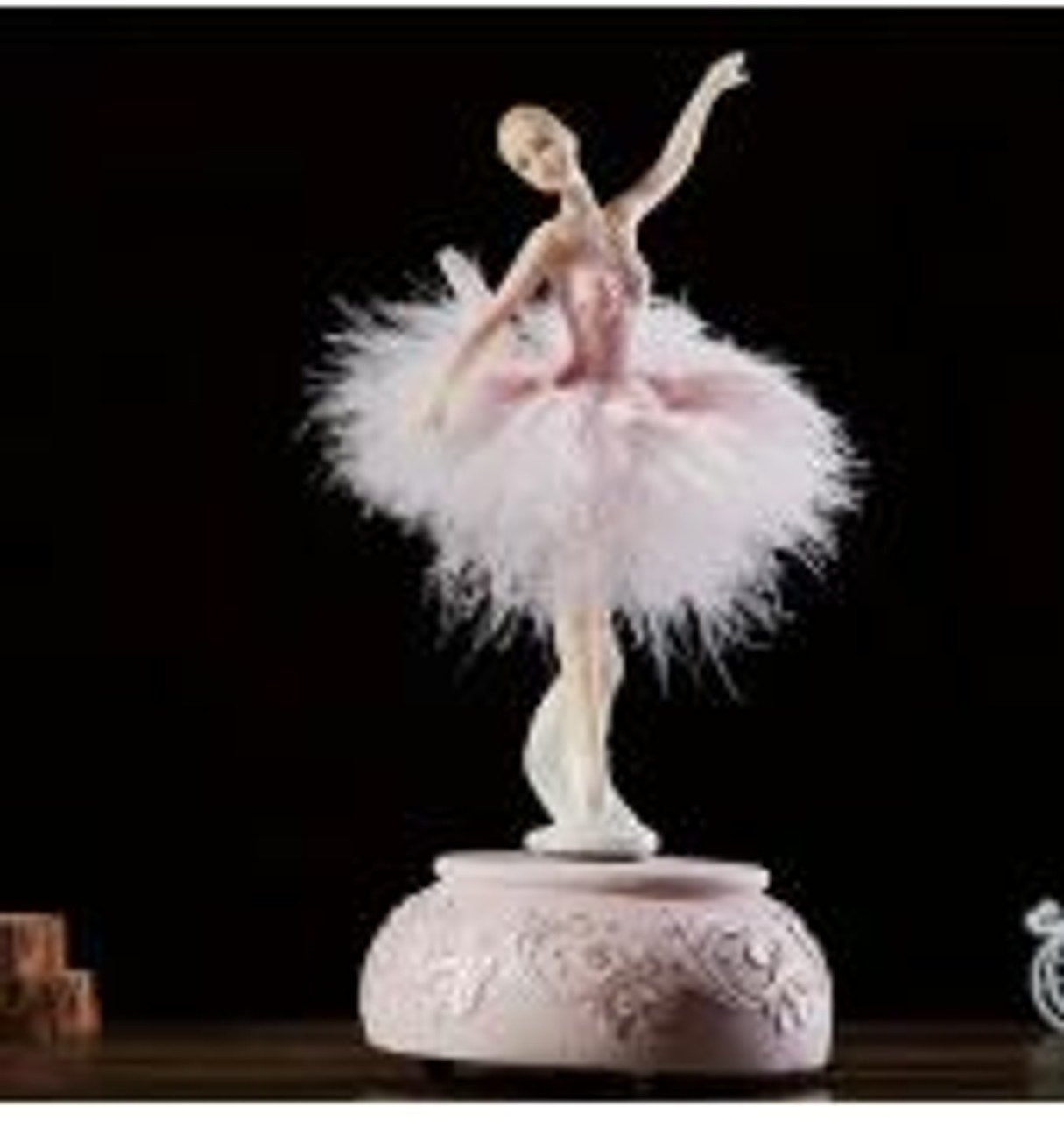 Fluffy Ballerina Music Box