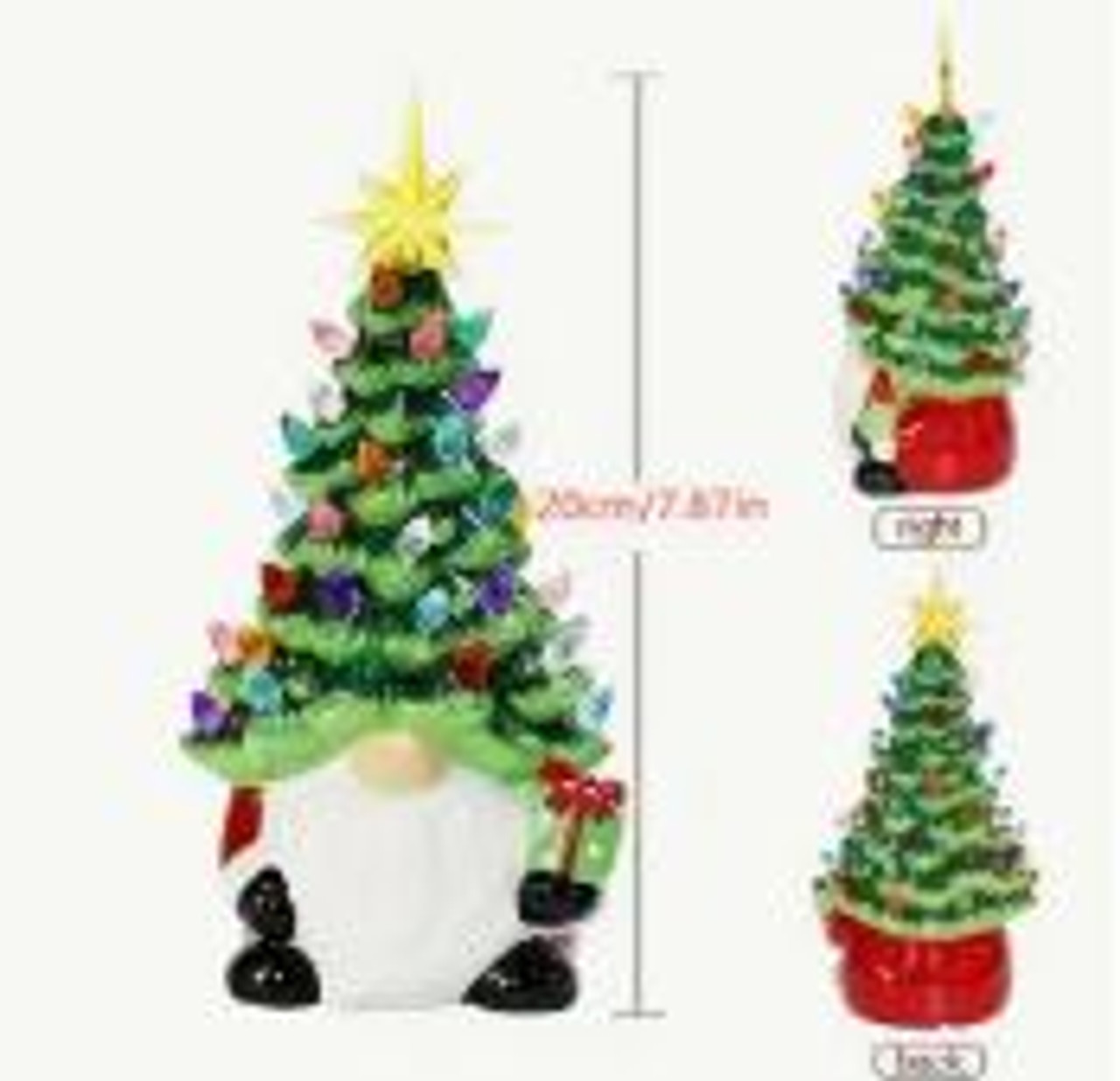 Resin Light Up Gonk Xmas Tree
