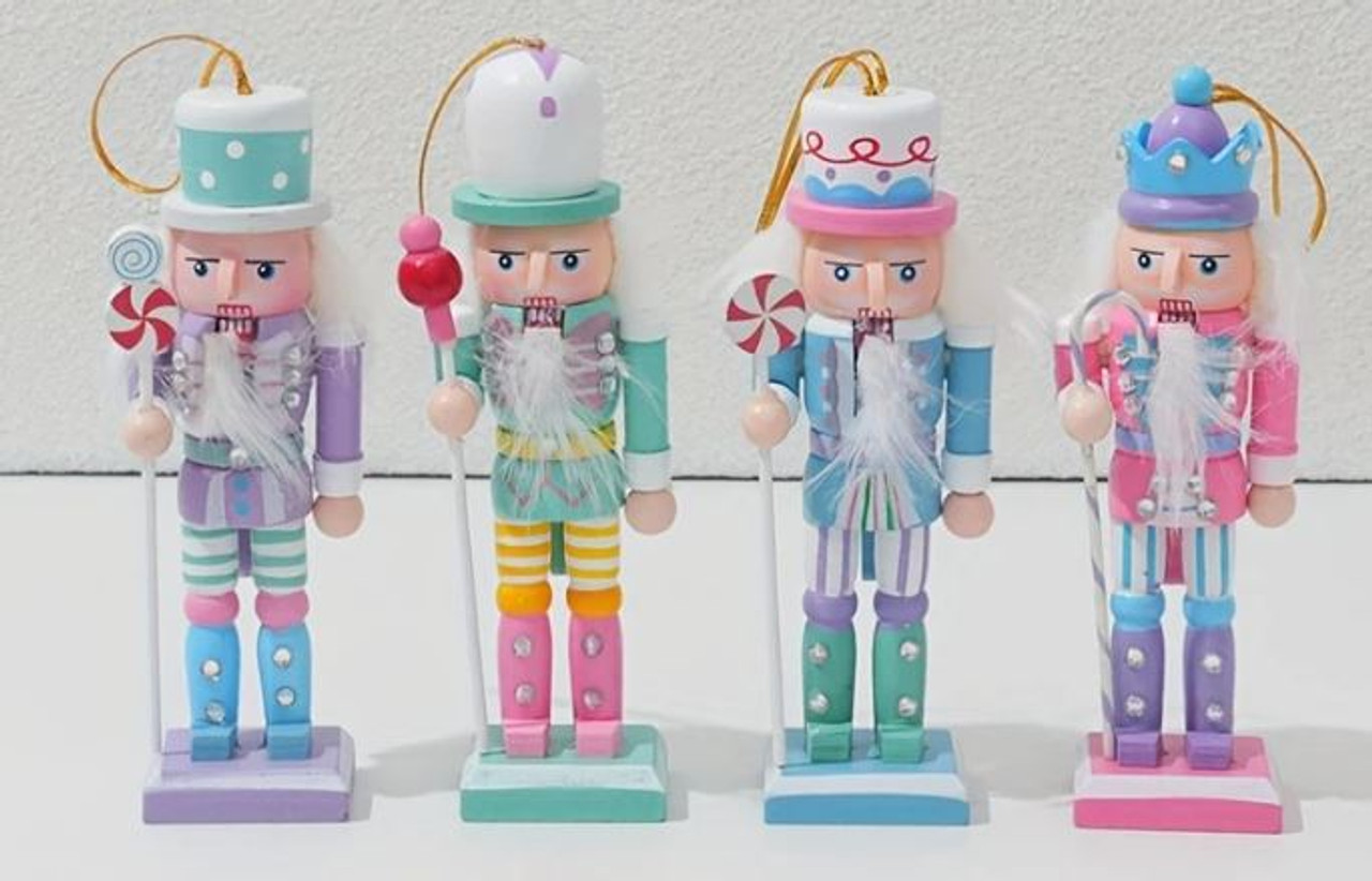 13cm Wooden Hanging Nutcracker