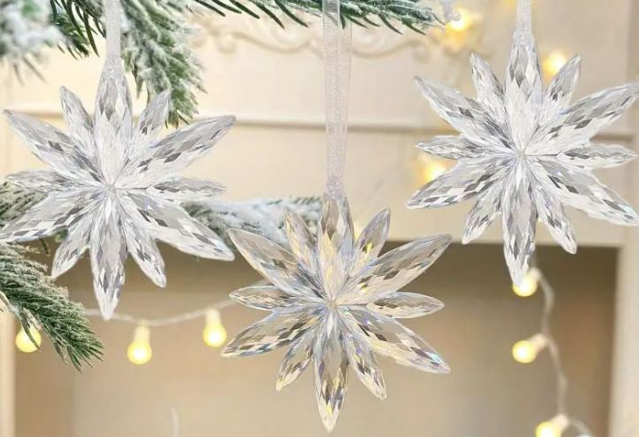 Acrylic Snowflake Hanger