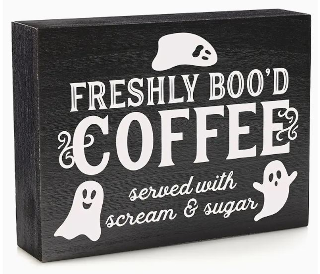 Coffee Bar Halloween Sign