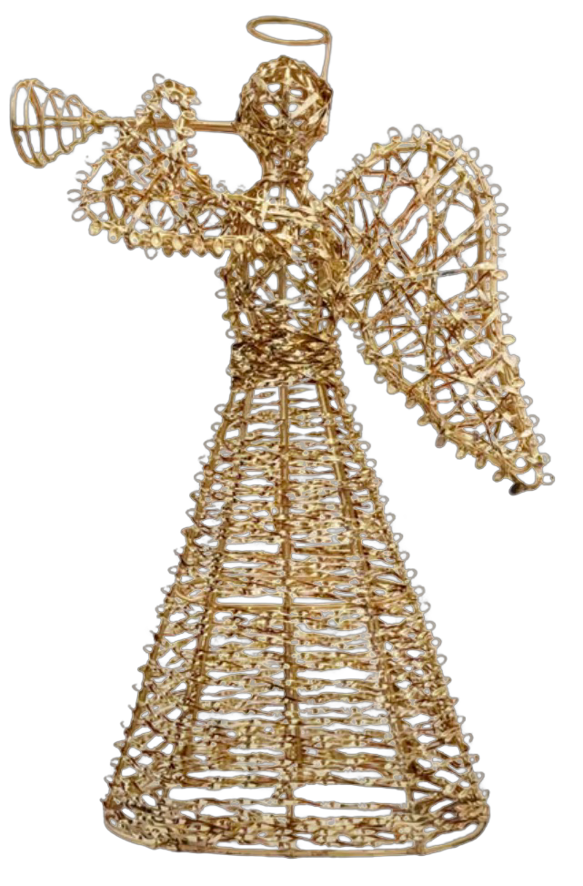 Metal Christmas Tree Angel Tree Topper