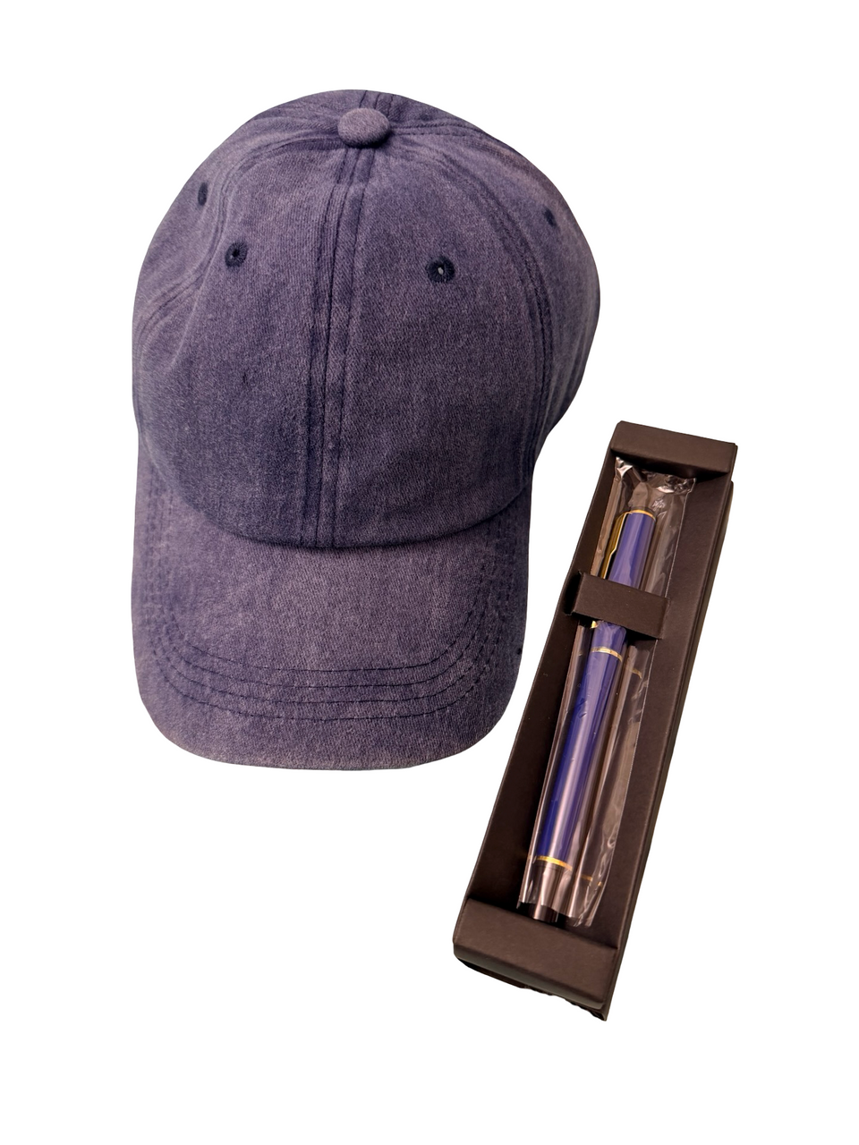 Unisex Baseball Cap & Pen Set