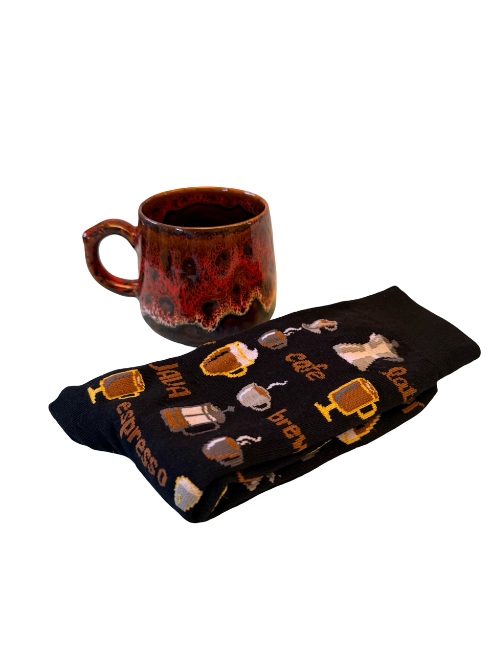 Ceramic Coffee Mug & Socks Set