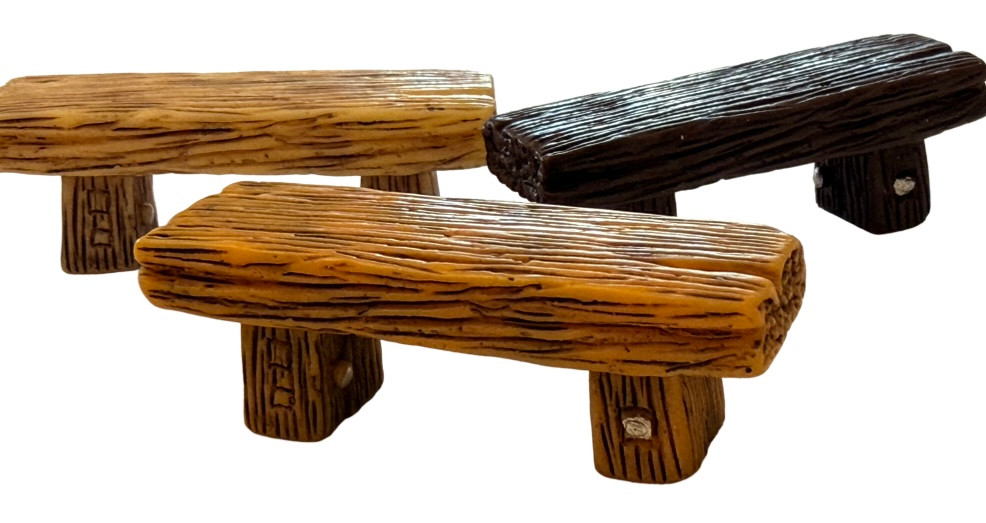 Miniature Resin Bench