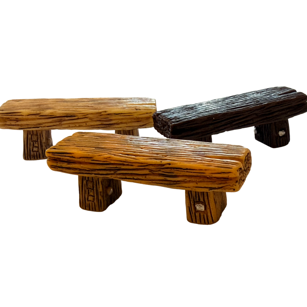 Miniature Resin Bench