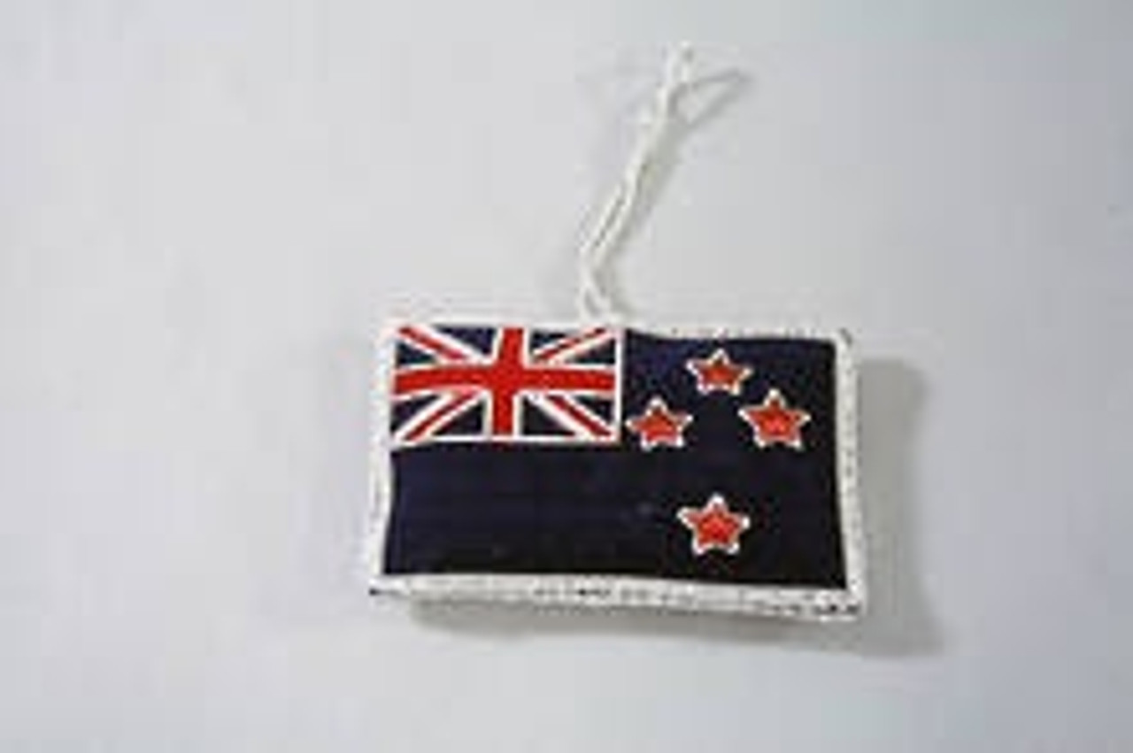 Hand Embroidered NZ Flag