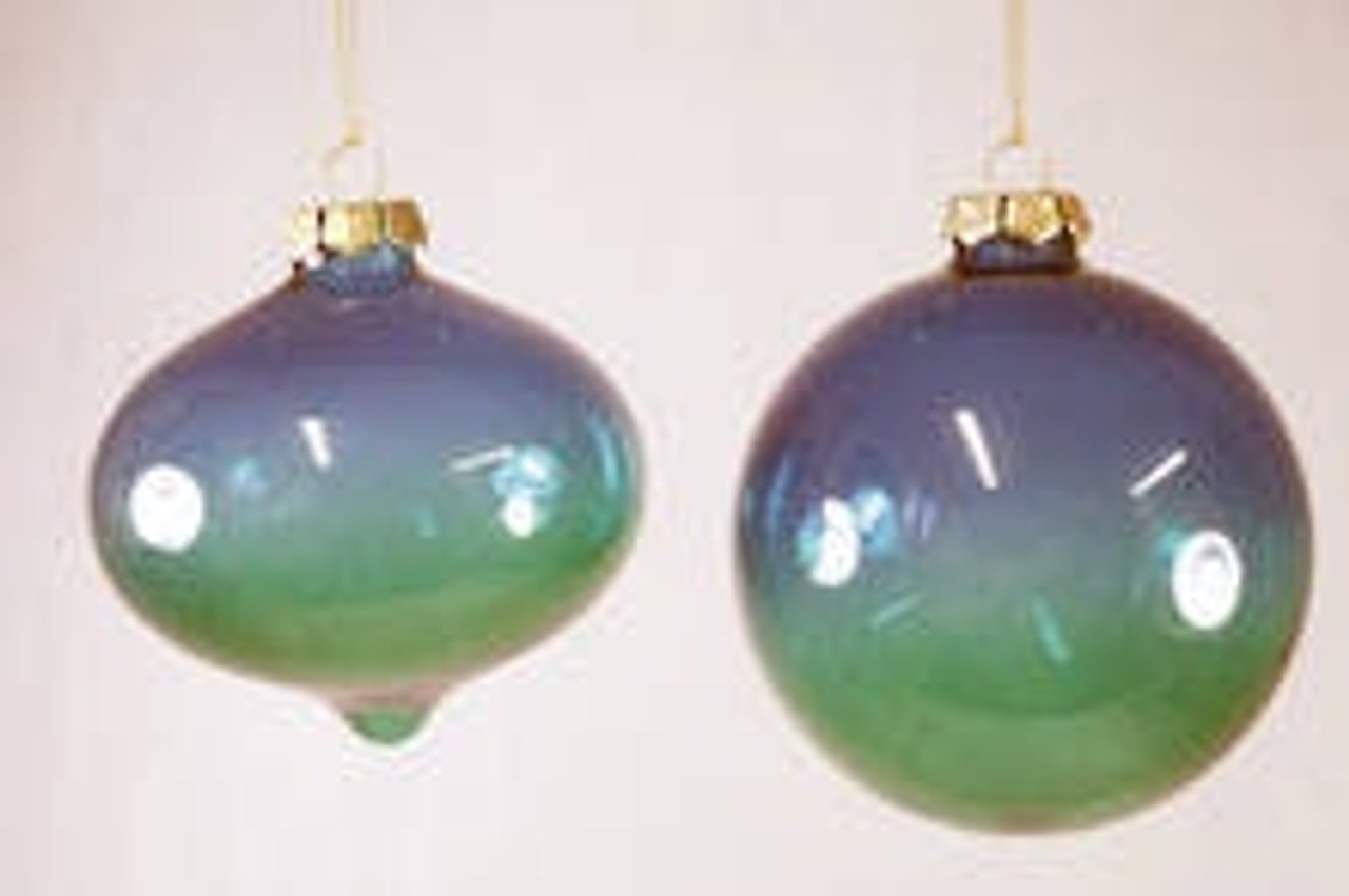 Blue Green Glass Hanger