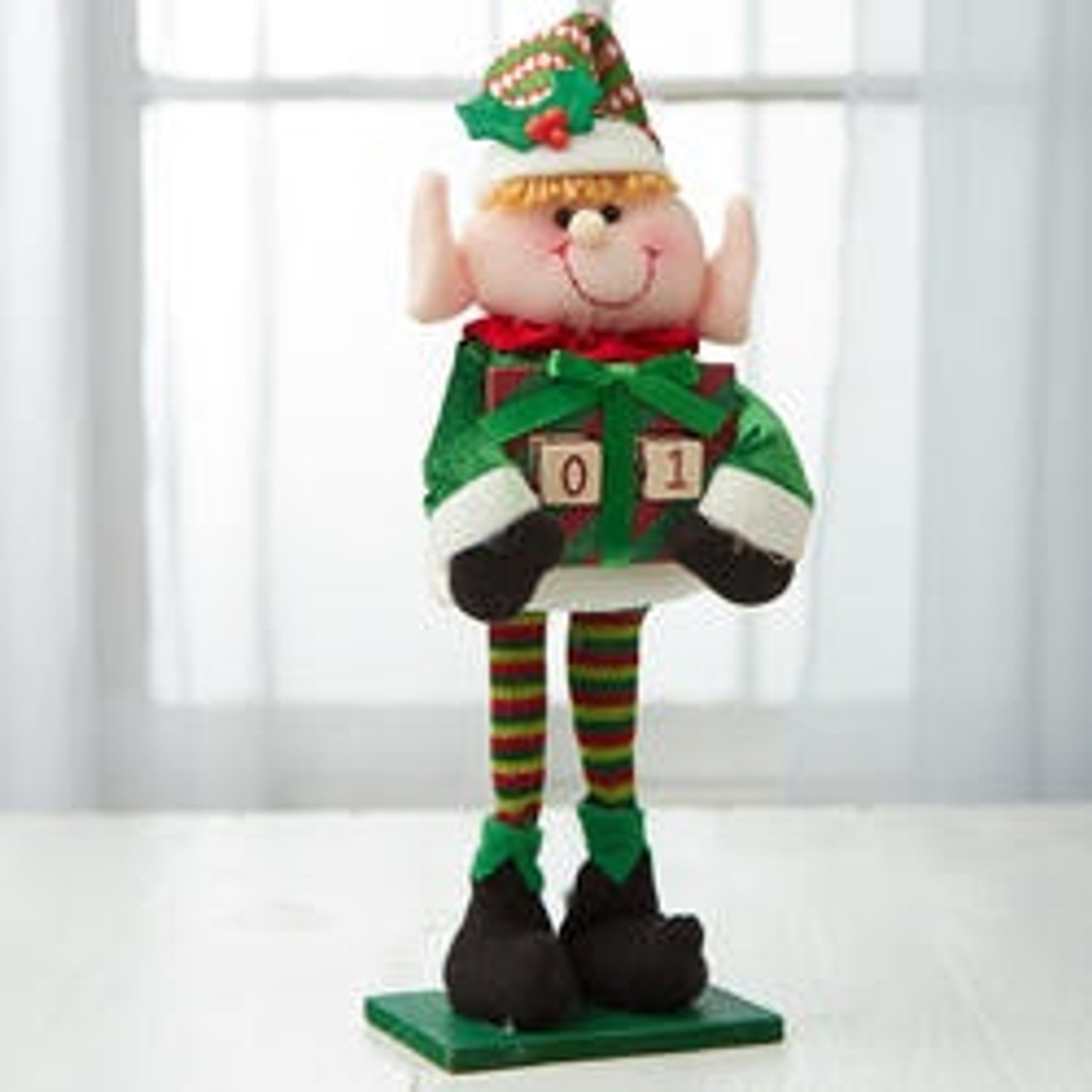Plush Christmas Elf Advent Calendar