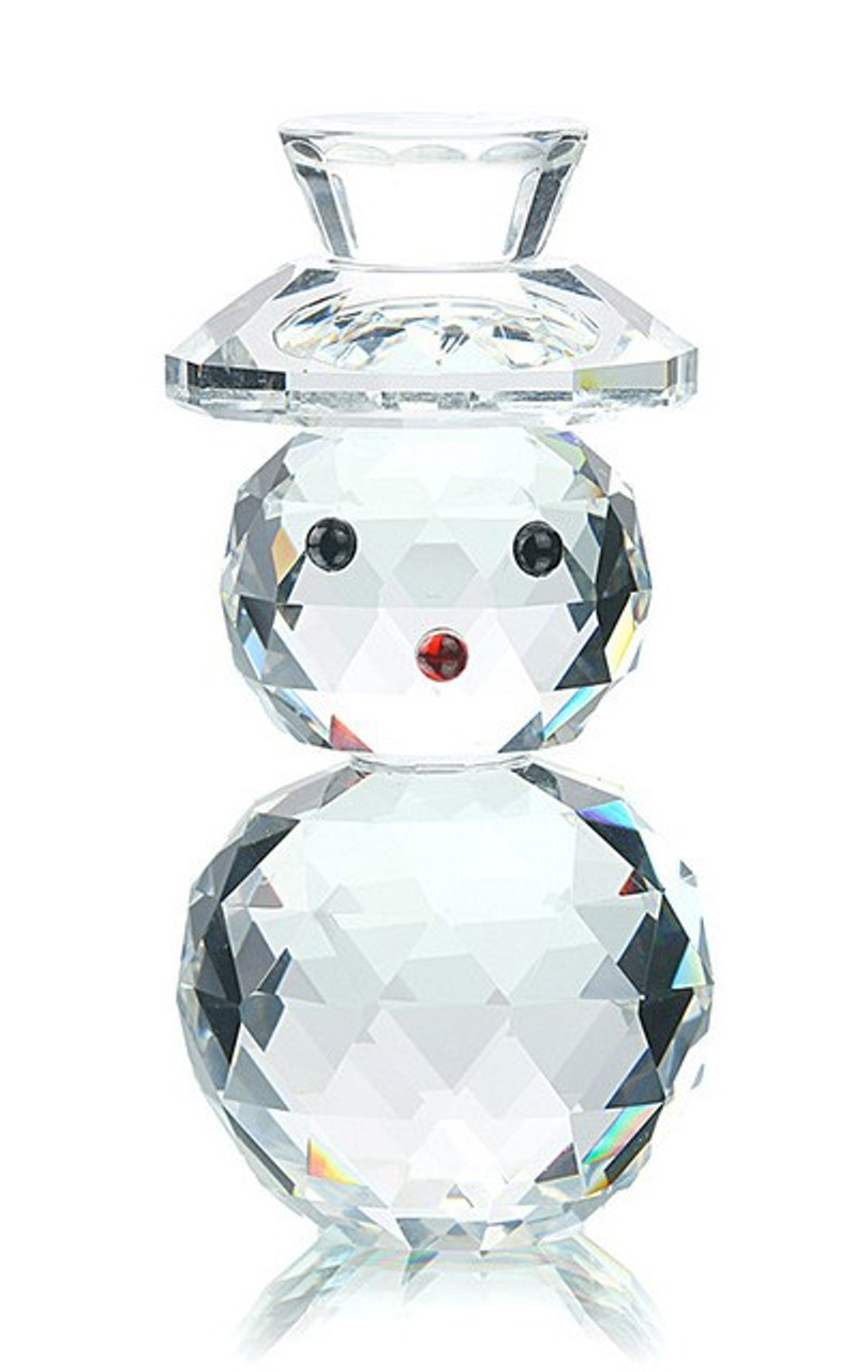 Crystal Snowman - clear