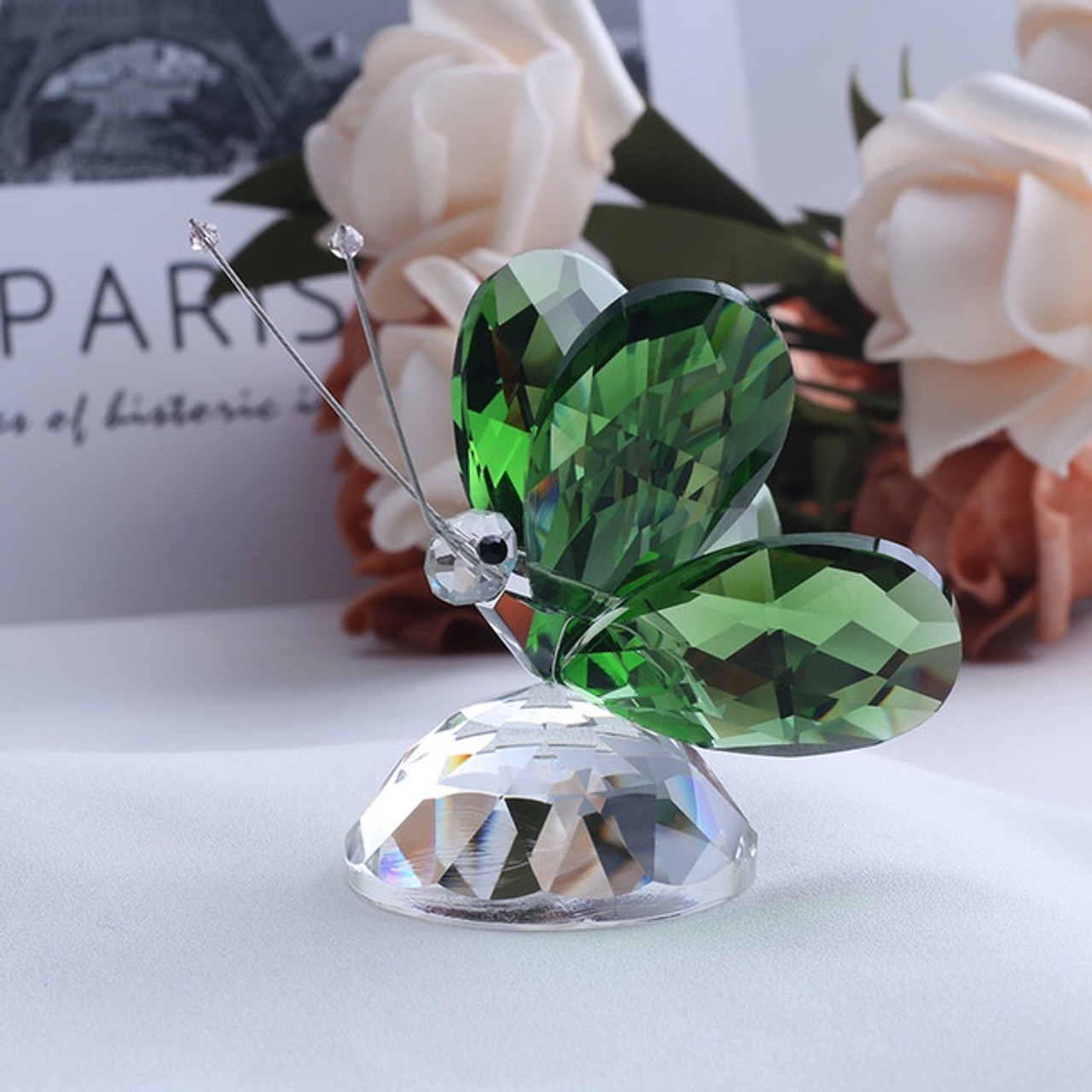 Crystal Butterfly - Green