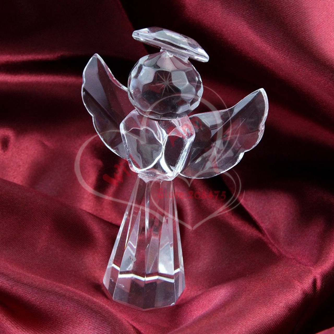 Clear Crystal Angel of Love - 8cm