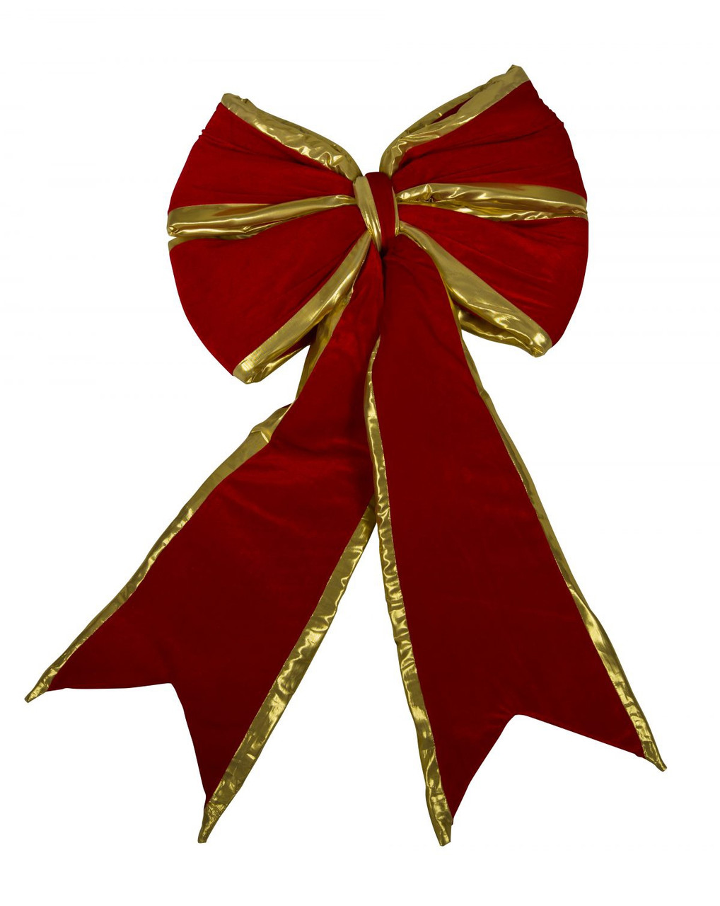 Red Bow Gold Edge 110cm L