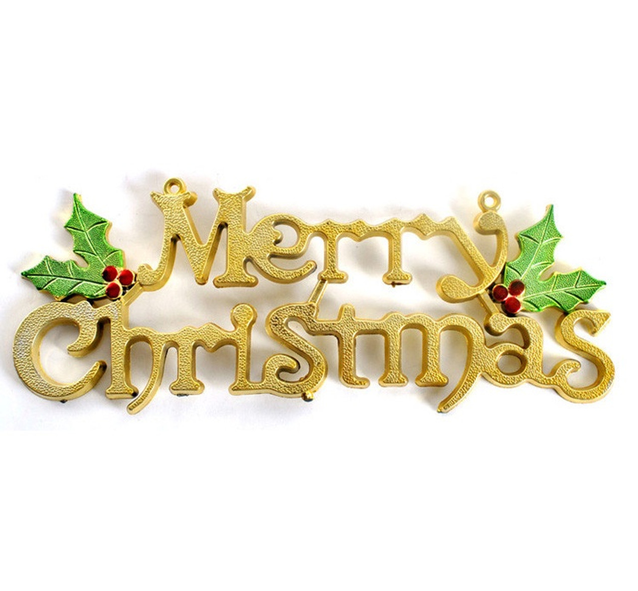 Merry Christmas Cake Topper (Silver or Gold)