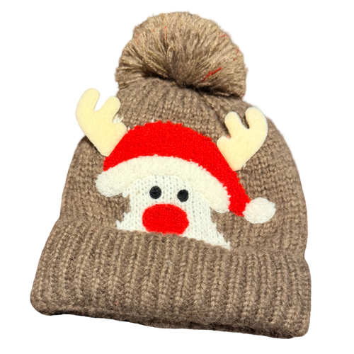 Christmas Pom Pom Hat - Child