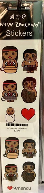 NZ Stickers - Whanau