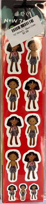 NZ Stickers - Maori Dolls