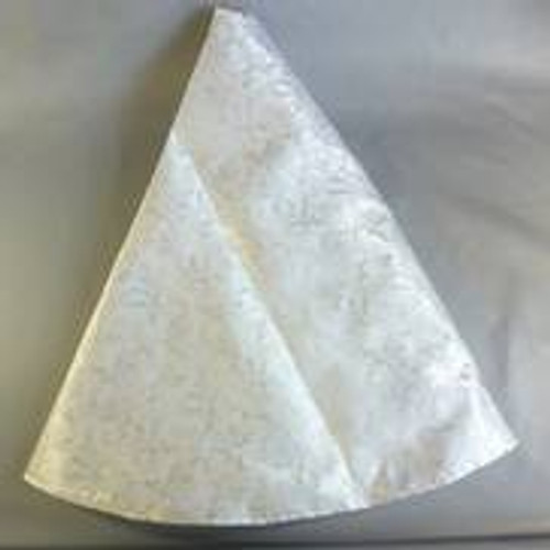 White/Silver Luxury Tree Skirt