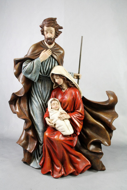 Holy Family Wrapped in Robes