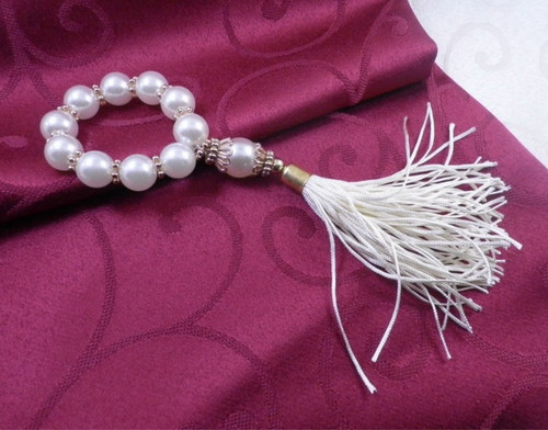 Pearl Tassel Napkin Rings