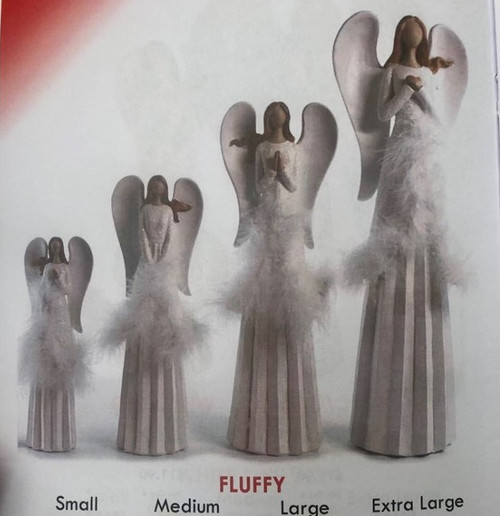 Large Fluffy Angel 34cm