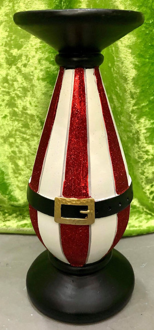 Santa Belt Candle Holder