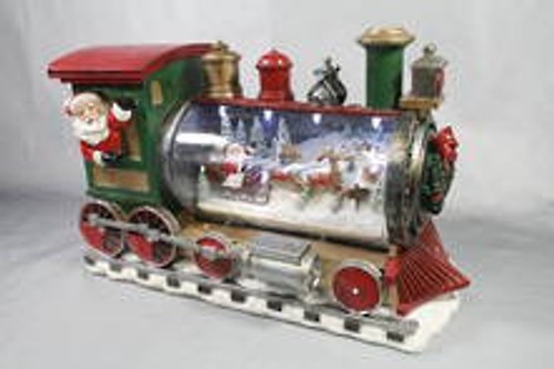 Resin Train w LED and Scene