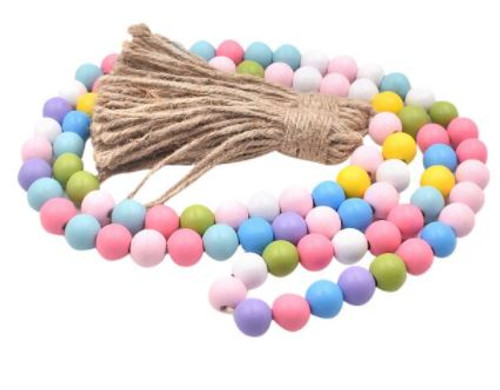 Wooden Candy Beaded Garland - 1.5m