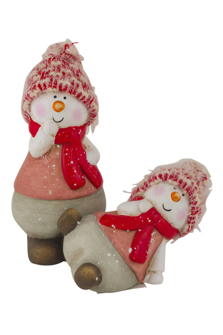 Pink Snowman  Set 2