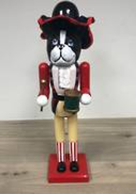 38cm Black Dog Nutcracker