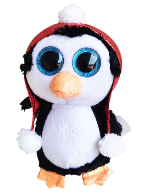 TY Red Cap Penguin - 17cm