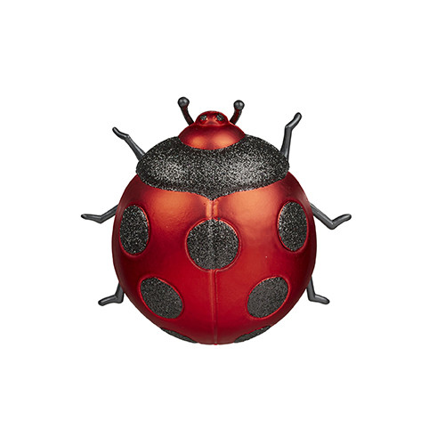 14cm Red/Black Ladybird Clip