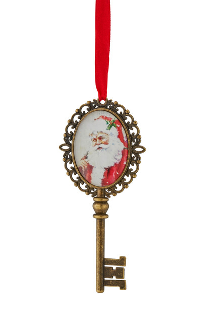 10.5cm Boxed Santa Key with Poem