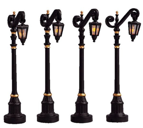 Colonial Street Lamp, Set of 4