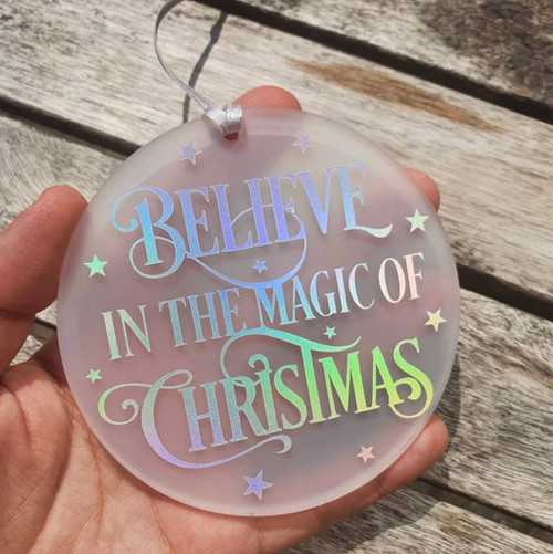 Believe in the Magic of Christmas - Clear