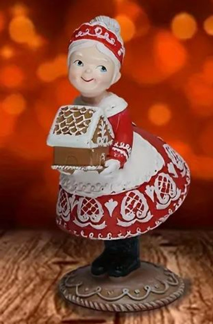 Gingerbread Mrs Claus - Red