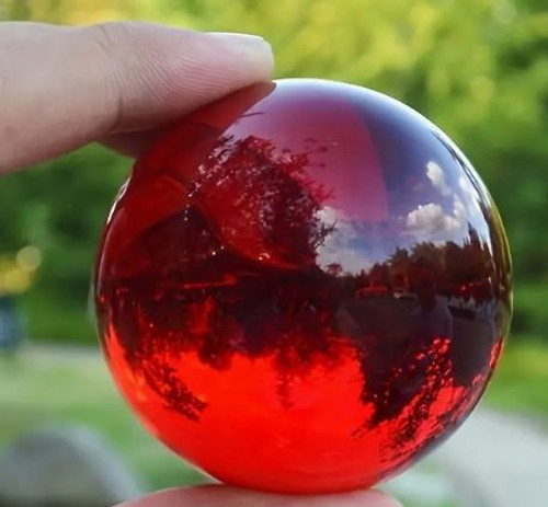 Red Glass Ball - Decor