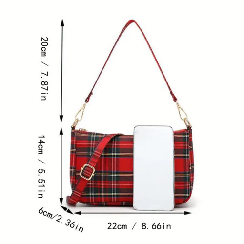 Tartan Hand/Shoulder Bag